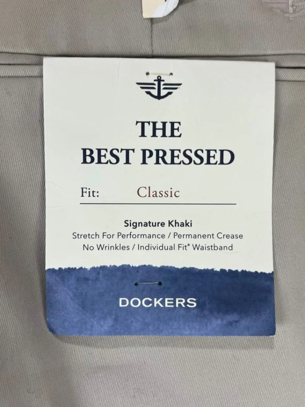 EUC Dockers Signature Khaki Pants Mens Beige The Best Pressed Classic Fit 30x30